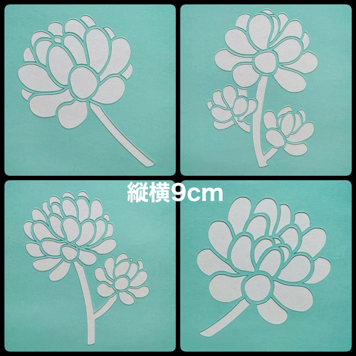 ステンシルシート 多肉植物 乙女心セット 型紙 nana-shops 通販