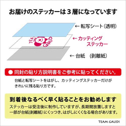 バーニーズマウンテンドッグ No.3+4　名前入 ステッカー 8枚目の画像