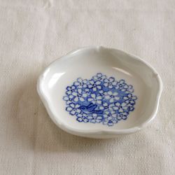 輪花豆皿「メジロ桜」 6枚目の画像