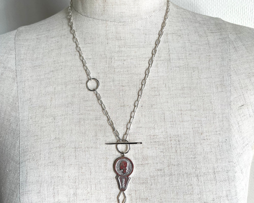 糸通しと縫い針のネックレス SV925 ネックレス・ペンダント シロメ