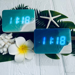 ocean art  clock（デジタル置き時計） 5枚目の画像