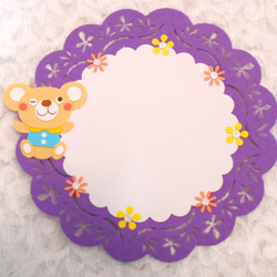 クラフトパンチ*スカラップスクエア*コメントカード*スクラップ