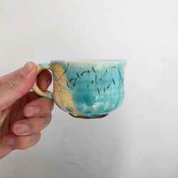 薄水釉コーヒーカップ 4枚目の画像