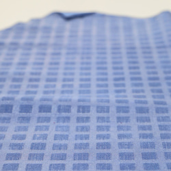 【 Creema限定sale！！ 】イタリアン産キッドスエード ：パール系 フィルム＆型押し加工（水色）：28DS 4枚目の画像