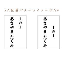 ★【5×10cm 3枚分】アイロン接着タイプ・ゼッケン・ホワイト 4枚目の画像