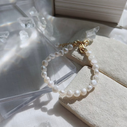 5-6mm pearl bracelet 1枚目の画像