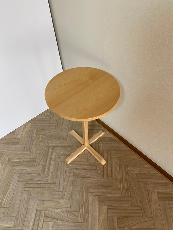木製サイドテーブル（ヒノキ）【受注製作販売】 4枚目の画像