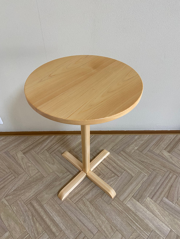木製サイドテーブル（ヒノキ）【受注製作販売】 5枚目の画像