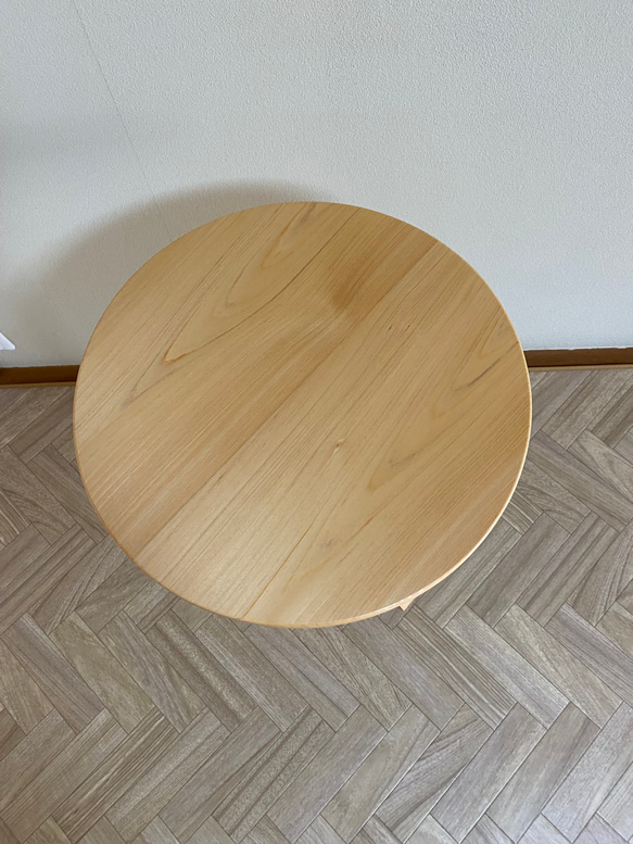 木製サイドテーブル（ヒノキ）【受注製作販売】 6枚目の画像