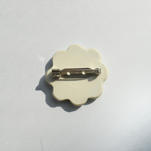 陶器のアクセサリー アネモネ ヘアゴム/ブローチ/ポニーフック/帯留め