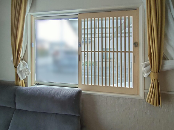 ネコちゃん用　窓からの脱走防止柵【引き戸】 送料