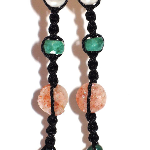 ☆翡翠☆天然石ジェイド☆自然派ハンドメイドネックレスペンダント