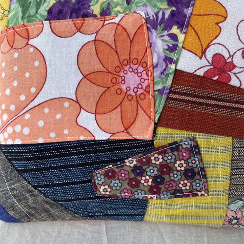 ♡ハンドメイド♡昭和レトロ&30's♡パッチワークBAG、ショルダーベルト付き ♡ハンドメイド♡昭和レトロ&30's♡パッチワークBAG、ショルダー