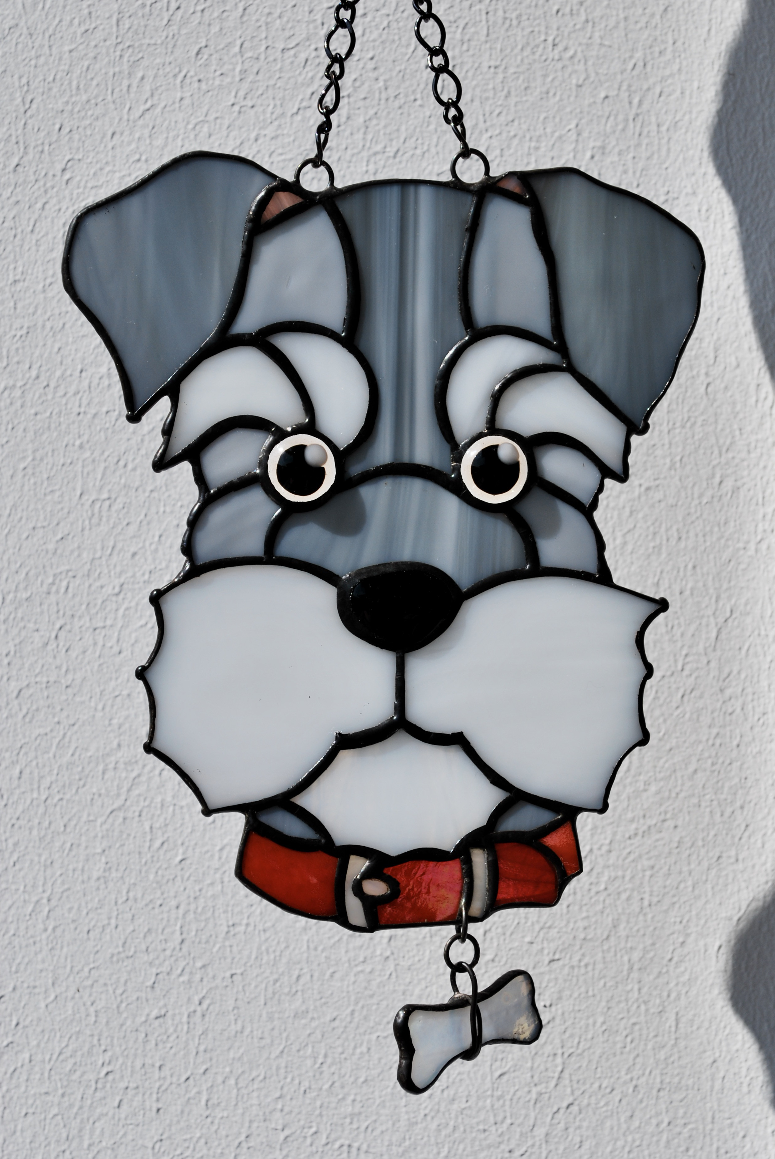 ミキール様用ステンドシュナウザー92-28 ミキール様用ステンドシュナウザー92-28 ミキール様用ステンド