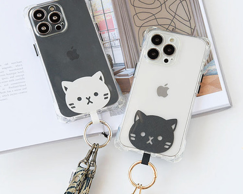 Amazon.co.jp: のまネコストラップキーホルダー : 文房具