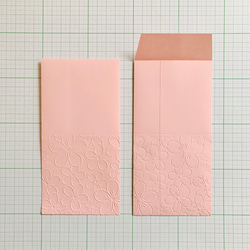 お札も入る封筒　入学・お祝い　桜　エンボス加工　ピンク　5枚 6枚目の画像