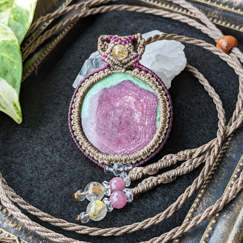 ☆スタールビーインゾイサイト・ルビーインゾイサイト(アニョライト  