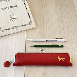 コンパクトがま口ペンケース(ゴールデンレトリバー)犬 5枚目の画像