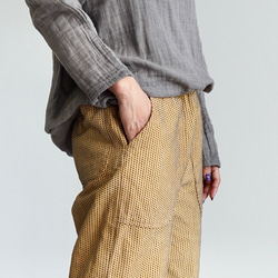 單刺子羚羊褲/橘色/三河棉刺子織 第5張的照片