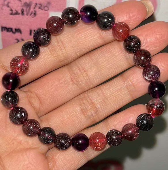 ⭐︎【天然】タイチンルチルクオーツ ブレスレット 7.8mm