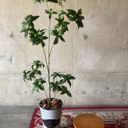 光触媒　人工観葉植物　ウォールグリーン　フェイク　フラワー　ブリキ缶ツツジ 光触媒 人工観葉植物 ウォールグリーン フェイク フラワー562233