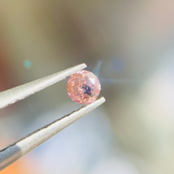 天然　ピンクダイヤモンド　(トリート) ルース　　0.112ct 宝石 3枚目の画像