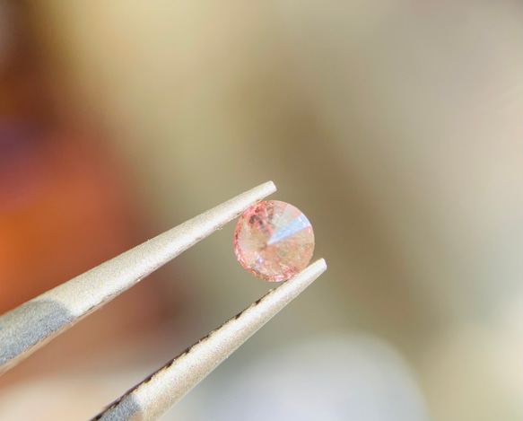 天然　ピンクダイヤモンド　(トリート) ルース　　0.112ct 宝石 8枚目の画像