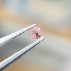 天然　ピンクダイヤモンド　(トリート) ルース　　0.112ct 宝石 11枚目の画像