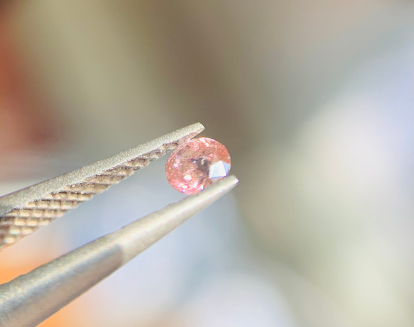 天然　ピンクダイヤモンド　(トリート) ルース　　0.112ct 宝石 5枚目の画像