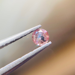 天然　ピンクダイヤモンド　(トリート) ルース　　0.112ct 宝石 1枚目の画像