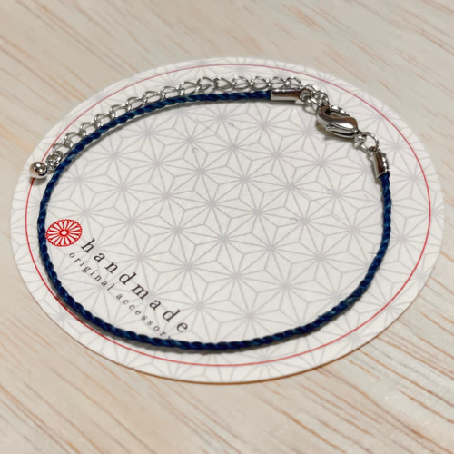 再入荷】藍染め 精麻ブレスレット ブレスレット Sylphide 通販｜Creema 