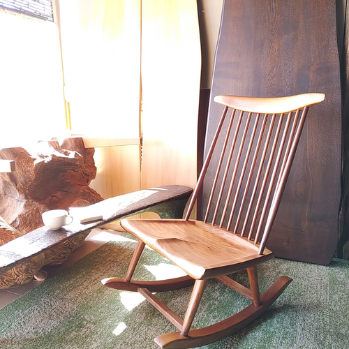 癒しの ロッキングチェア♪ 一生モノの椅子 椅子（チェアー  