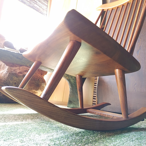 癒しの ロッキングチェア♪ 一生モノの椅子 椅子（チェアー  