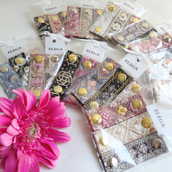 追加『送料無料』♡3つセット♡インド刺繍リボンのおしゃれコード