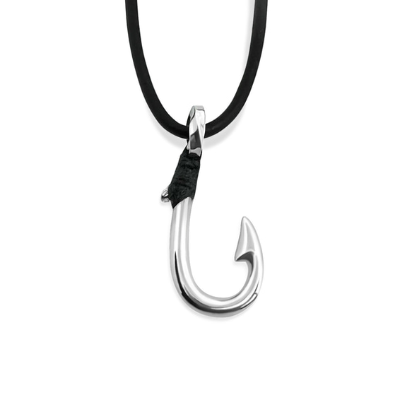 Hawaiian Hook Pendant – Silver 1枚目の画像