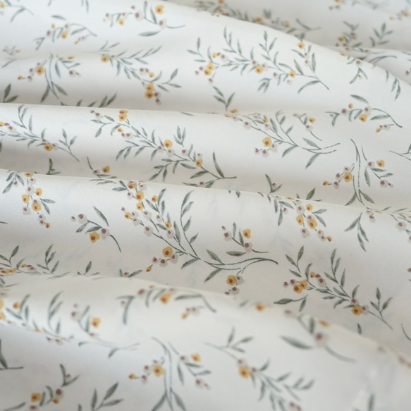 花柄ロングワンピース「ミモザ」【長袖〜五分袖に変わる！】【オールシーズン着れるワンピース】【臨月・授乳対応◯】 