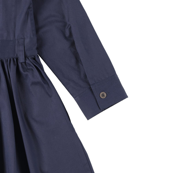 CUT JUMPSUITS DRESS / NAVY［ツナギのようなワンピース］ 11枚目の画像