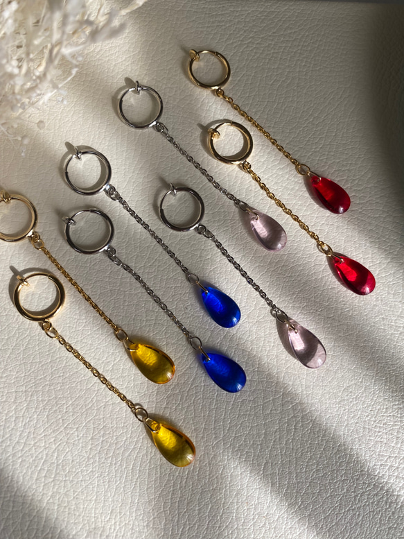 朝虹--asaniji--イヤリング イヤリング・ノンホールピアス 翠midori