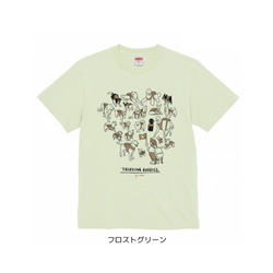 全15色☆Tシャツ【トレッキングバディ】シンプルモノトーン　犬　アウトドア　キャンプ　動物 17枚目の画像