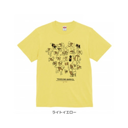 全15色☆Tシャツ【トレッキングバディ】シンプルモノトーン　犬　アウトドア　キャンプ　動物 10枚目の画像