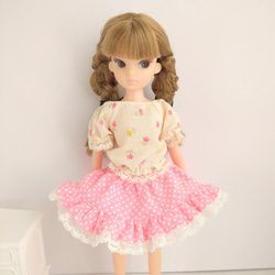 リカちゃん 花柄スカート セット SALEリカちゃん花柄スカートセット