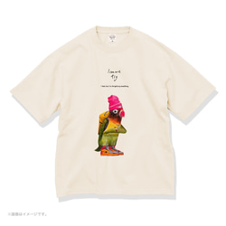 厚みのあるBIGシルエットTシャツ「I CAN'T FLY」/送料無料 4枚目の画像