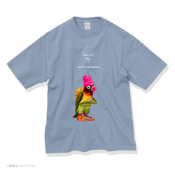 厚みのあるBIGシルエットTシャツ「I CAN'T FLY」/送料無料 5枚目の画像