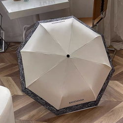 自動開閉折り畳み傘 日差し対策 日傘 雨傘 晴雨兼用傘 紫外線対策 花柄 カラー 傘袋付き 1枚目の画像