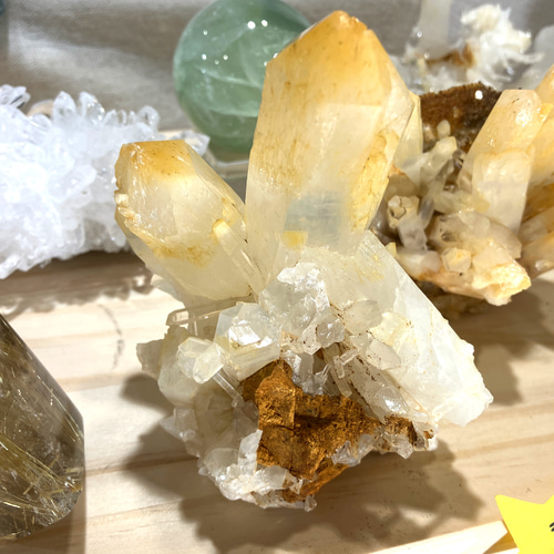 マンゴークォーツ 美しく珍しい水晶 破格 その他置物 marve belle 通販 