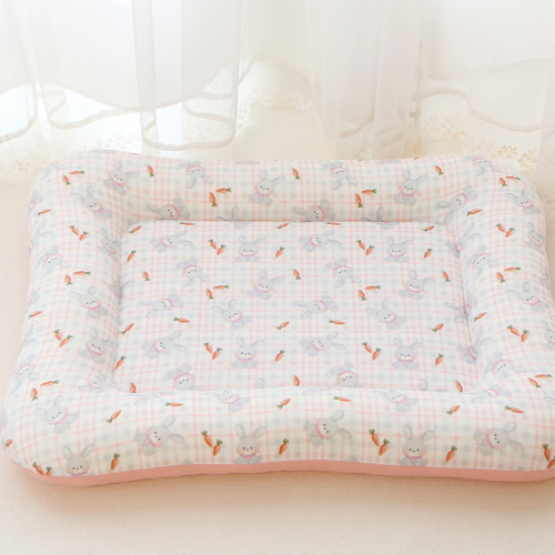 うさぎちゃんのふわふわベッド : :にんじんうさぎ クッション・ベッド