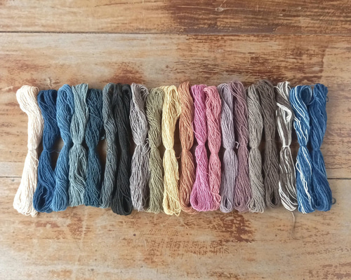 草木染日本刺繍糸 | 刺繡糸 | 商品一覧 | 日本刺繍キット販売