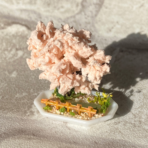 桜の木のミニチュア盆栽[公園] その他置物 MAME:nature 通販 15582692