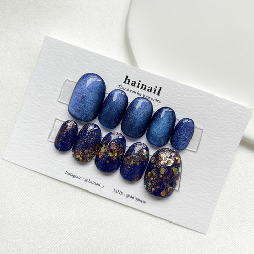 星空ネイル ネイルチップ（つけ爪） hainail 通販 15582845｜Creema  
