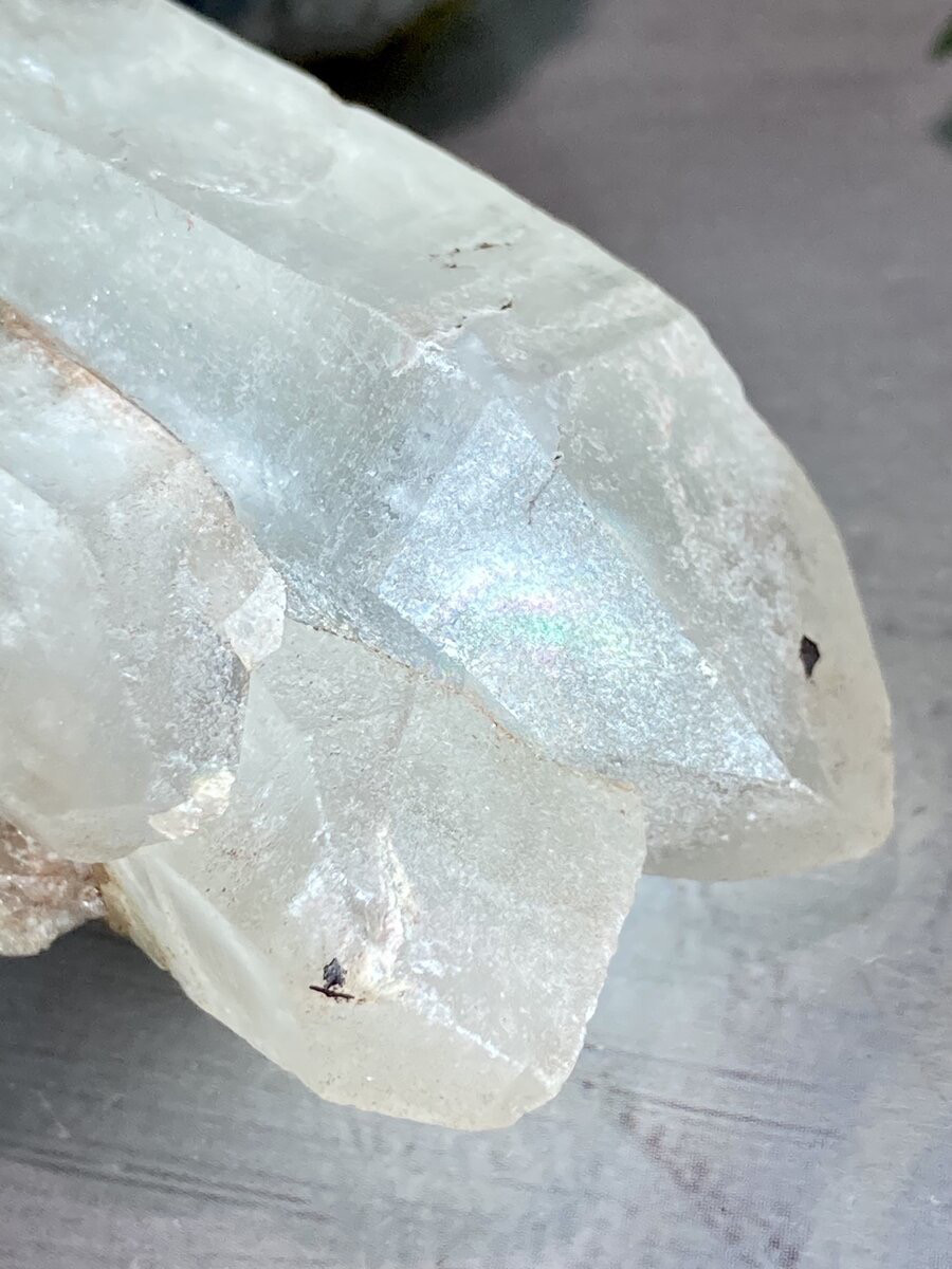 マニハール✨　ヒマラヤ産　レインボー　水晶　クリスタル　クラスター　原石